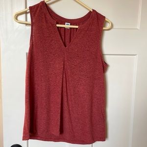 Rusty red Old Navy tank top.